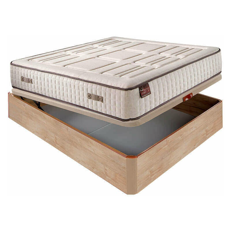 Colchón Hr Cotton con visco 27 cm extra firme transpirable + Canapé abatible madera 3D transpirable altura 34 cm | 105x190cm - Roble
Colchón Hr Cotton con visco 27 cm extra firme transpirable + Canapé abatible madera 3D transpirable altura 34 cm | 105x190cm - Roble