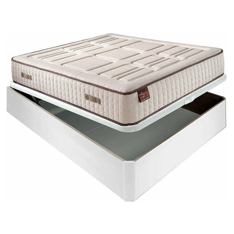 Colchón Hr Cotton con visco 27 cm extra firme transpirable + Canapé abatible madera 3D transpirable altura 34 cm | Blanco - 150x190cm
Colchón Hr Cotton con visco 27 cm extra firme transpirable + Canapé abatible madera 3D transpirable altura 34 cm | Blanco - 150x190cm