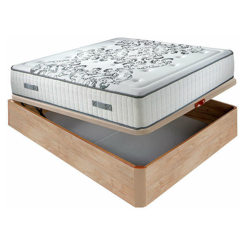 Colchón muelles ensacados Queen 28 cm acogida gradual + Canapé abatible madera 3D transpirable altura 34 cm | 90x190cm - Roble
Colchón muelles ensacados Queen 28 cm acogida gradual + Canapé abatible madera 3D transpirable altura 34 cm | 90x190cm - Roble