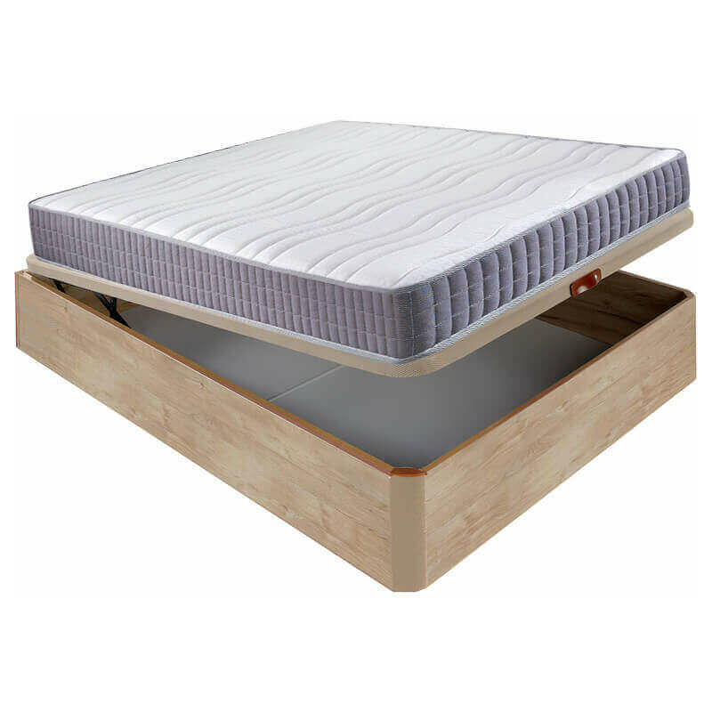 Colchón visco Line 19 cm firmeza alta suavidad y económico + Canapé abatible madera 3D transpirable altura 34 cm | 150x190cm - Roble
Colchón visco Line 19 cm firmeza alta suavidad y económico + Canapé abatible madera 3D transpirable altura 34 cm | 150x190cm - Roble