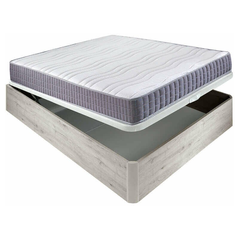 Colchón visco Line 19 cm firmeza alta suavidad y económico + Canapé abatible madera 3D transpirable altura 34 cm | 90x200cm - Nordico
Colchón visco Line 19 cm firmeza alta suavidad y económico + Canapé abatible madera 3D transpirable altura 34 cm | 90x200cm - Nordico
