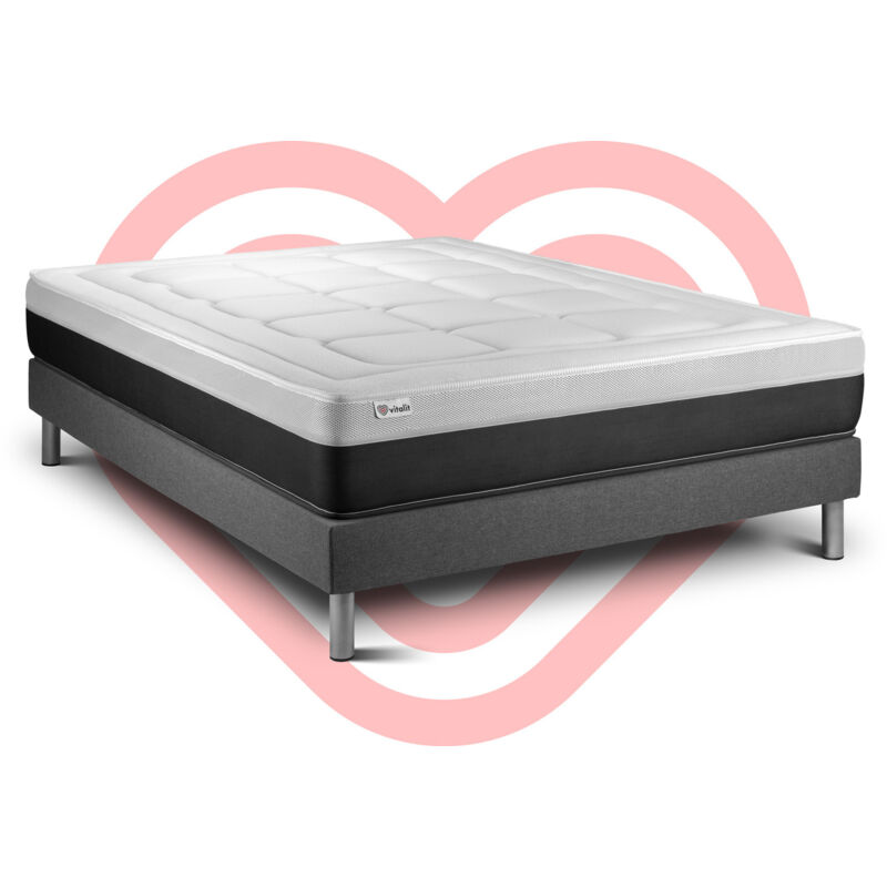 Vitalit - Pack Colchón VITAL FORM 140 x 200 cm + Somier multiláminas, Muelles ensacados y espuma , 5 zonas de confort
Vitalit - Pack Colchón VITAL FORM 140 x 200 cm + Somier multiláminas, Muelles ensacados y espuma , 5 zonas de confort