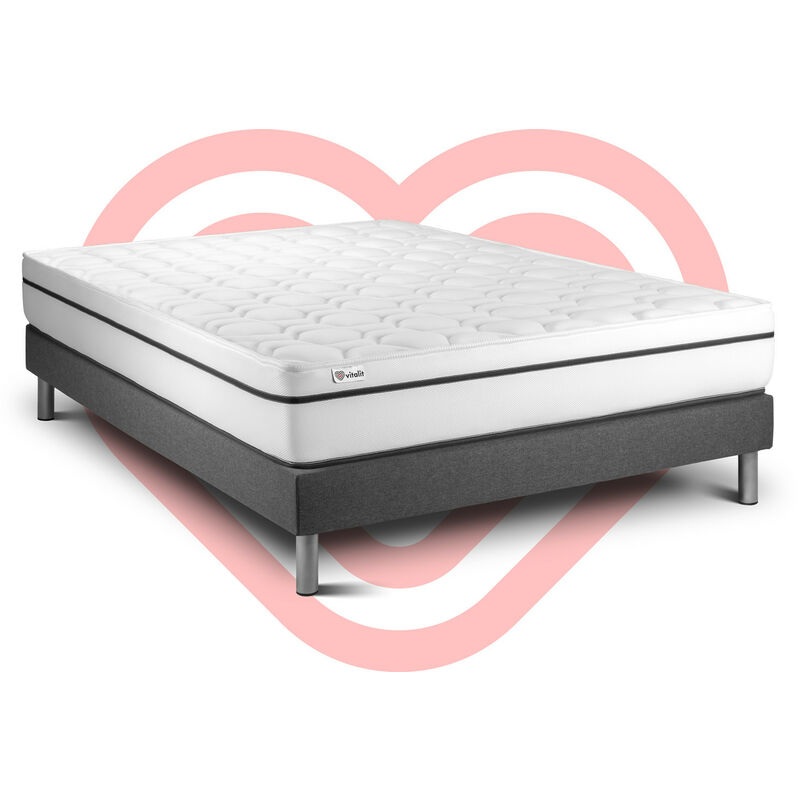 Vitalit - Pack Colchón VITAL SPA 200 x 200 cm + Somier multiláminas, Espuma viscoelástica, 3 zonas de confort
Vitalit - Pack Colchón VITAL SPA 200 x 200 cm + Somier multiláminas, Espuma viscoelástica, 3 zonas de confort