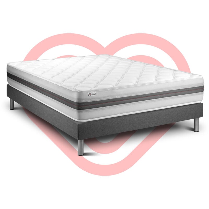 Vitalit - Pack Colchón VITALMEMO BACK 140 x 190 cm + Somier multiláminas, Espuma viscoelástica, 5 zonas de confort
Vitalit - Pack Colchón VITALMEMO BACK 140 x 190 cm + Somier multiláminas, Espuma viscoelástica, 5 zonas de confort