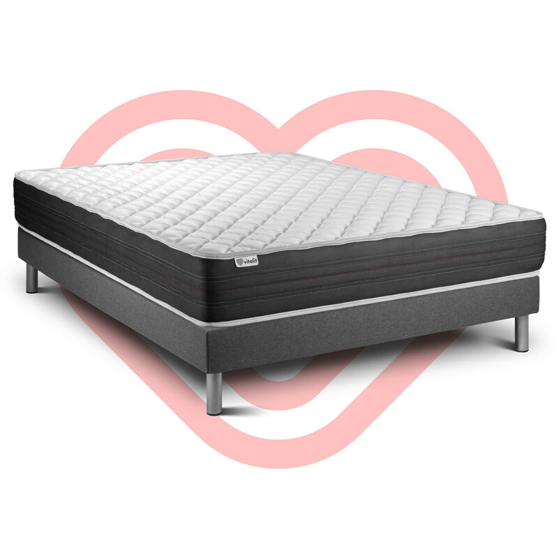 Vitalit - Pack Colchón VITALMEMO ONE 140 x 200 cm + Somier multiláminas, Espuma viscoelástica, 3 zonas de confort
Vitalit - Pack Colchón VITALMEMO ONE 140 x 200 cm + Somier multiláminas, Espuma viscoelástica, 3 zonas de confort