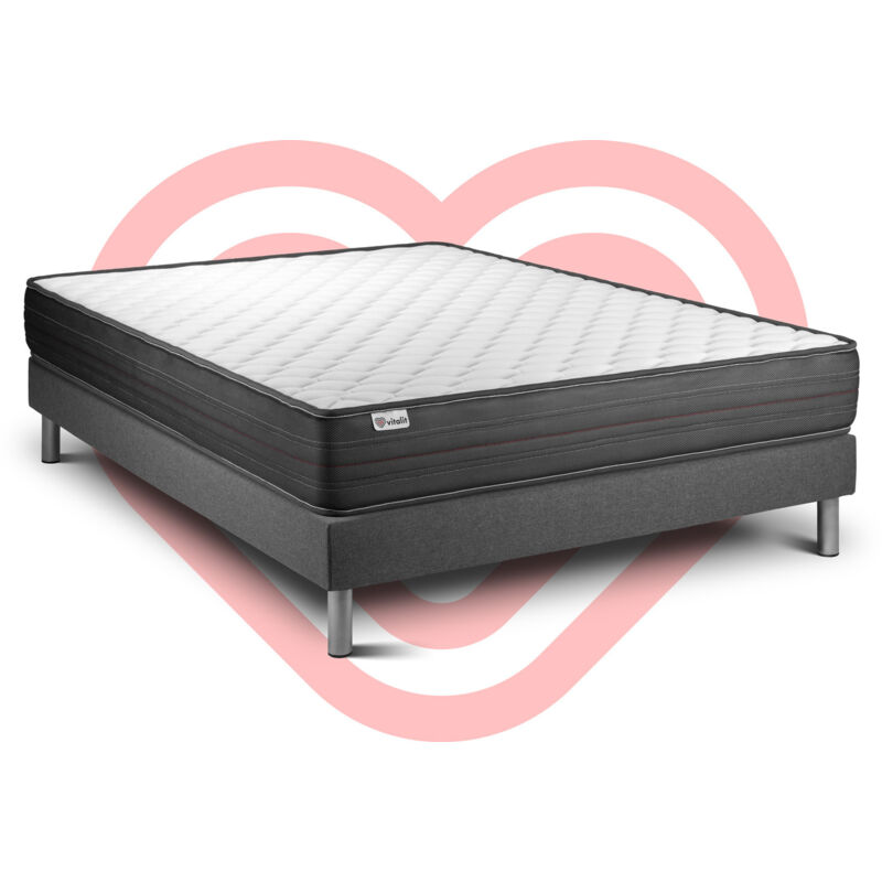 Vitalit - Pack Colchón VITALPOWER 160 x 200 cm + Somier multiláminas, Espuma viscoelástica, 5 zonas de confort
Vitalit - Pack Colchón VITALPOWER 160 x 200 cm + Somier multiláminas, Espuma viscoelástica, 5 zonas de confort