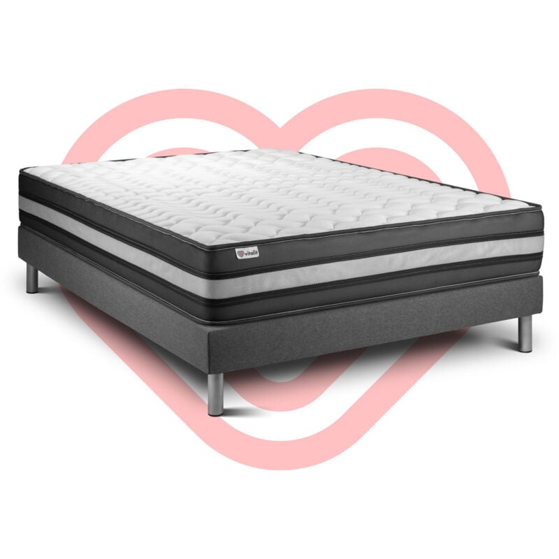 Pack Colchón VITALPOWER ZEN 160 x 200 cm + Somier multiláminas, Espuma viscoelástica, 5 zonas de confort
Pack Colchón VITALPOWER ZEN 160 x 200 cm + Somier multiláminas, Espuma viscoelástica, 5 zonas de confort