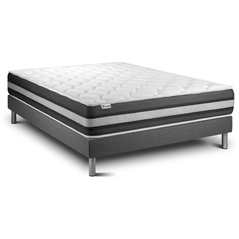 Vitalit - Pack Colchón VITALSPRING ZEN 140 x 220 cm + Somier multiláminas, Muelles ensacados y espuma , 5 zonas de confort
Vitalit - Pack Colchón VITALSPRING ZEN 140 x 220 cm + Somier multiláminas, Muelles ensacados y espuma , 5 zonas de confort