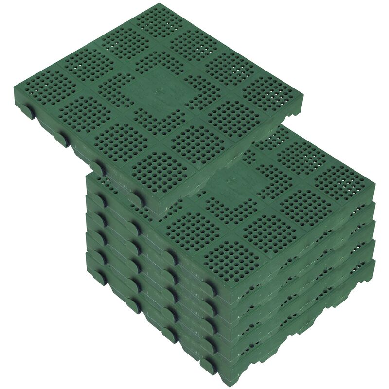 Wellhome - Pack de 6 baldosas plásticas para suelo exterior en panal de 39x39x4,8 cm. Superficie total 0,9m² Colección COMBI - Verde
Wellhome - Pack de 6 baldosas plásticas para suelo exterior en panal de 39x39x4,8 cm. Superficie total 0,9m² Colección COMBI - Verde
