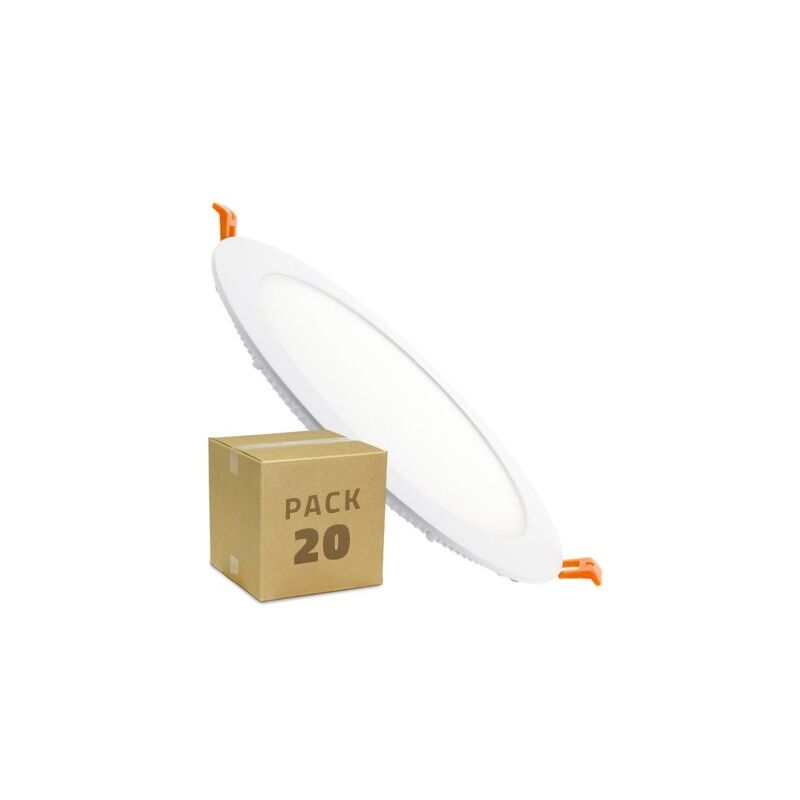 Pack Placa LED Circular SuperSlim 18W (20 un) Blanco Frío 6000K - Blanco Frío 6000K
Pack Placa LED Circular SuperSlim 18W (20 un) Blanco Frío 6000K - Blanco Frío 6000K
