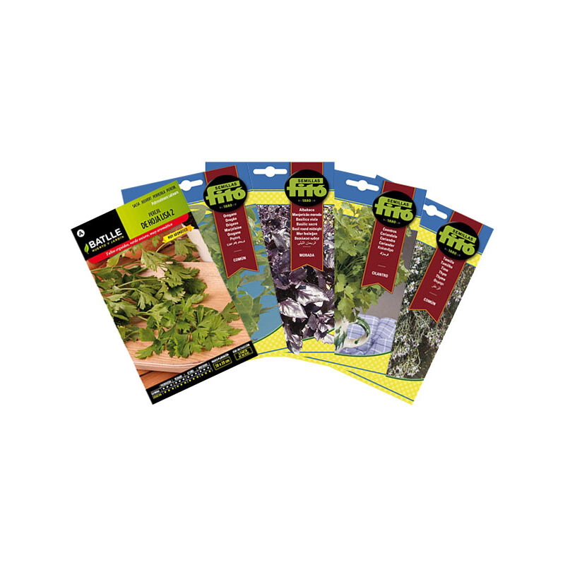 Pack Semillas Culinarias para Sembrar Perejil Orégano Tomillo Albahaca Cilantro Variedad Hierbas - Plantawa
Pack Semillas Culinarias para Sembrar Perejil Orégano Tomillo Albahaca Cilantro Variedad Hierbas - Plantawa