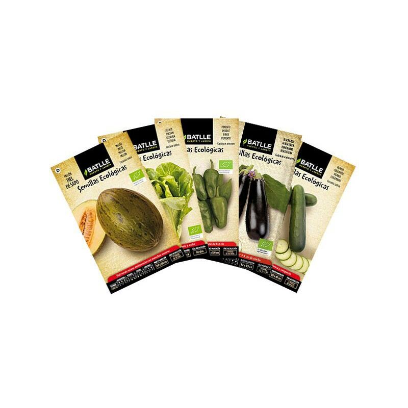Pack Semillas Ecológicas para Sembrar Pepino Lechuga Pimiento Berenjena Melón Variedad Huerto - Plantawa
Pack Semillas Ecológicas para Sembrar Pepino Lechuga Pimiento Berenjena Melón Variedad Huerto - Plantawa
