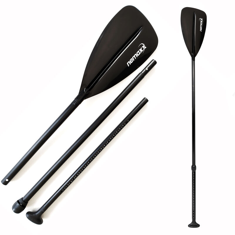 Pala de aluminio PROFI 175 - 220 cm para Stand Up Paddle Board, 3 piezas SUP, kayak y bote - negro - luz extra - Nemaxx
Pala de aluminio PROFI 175 - 220 cm para Stand Up Paddle Board, 3 piezas SUP, kayak y bote - negro - luz extra - Nemaxx