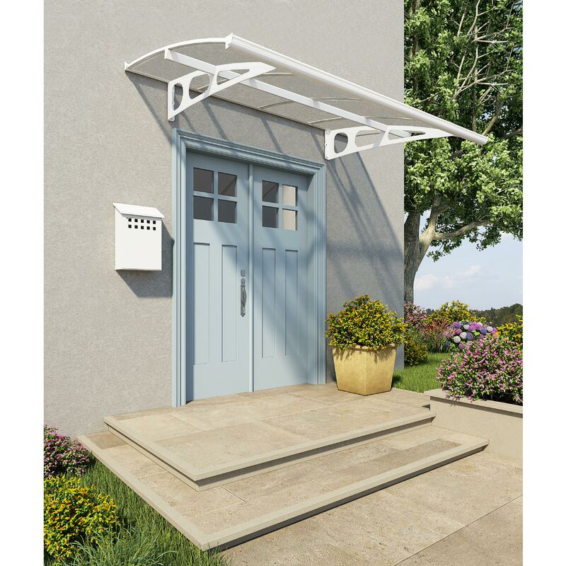 Palram - Canopia Bordeaux 223X140 Marquesina Para Puerta Transparente Blanco - Blanco
Palram - Canopia Bordeaux 223X140 Marquesina Para Puerta Transparente Blanco - Blanco