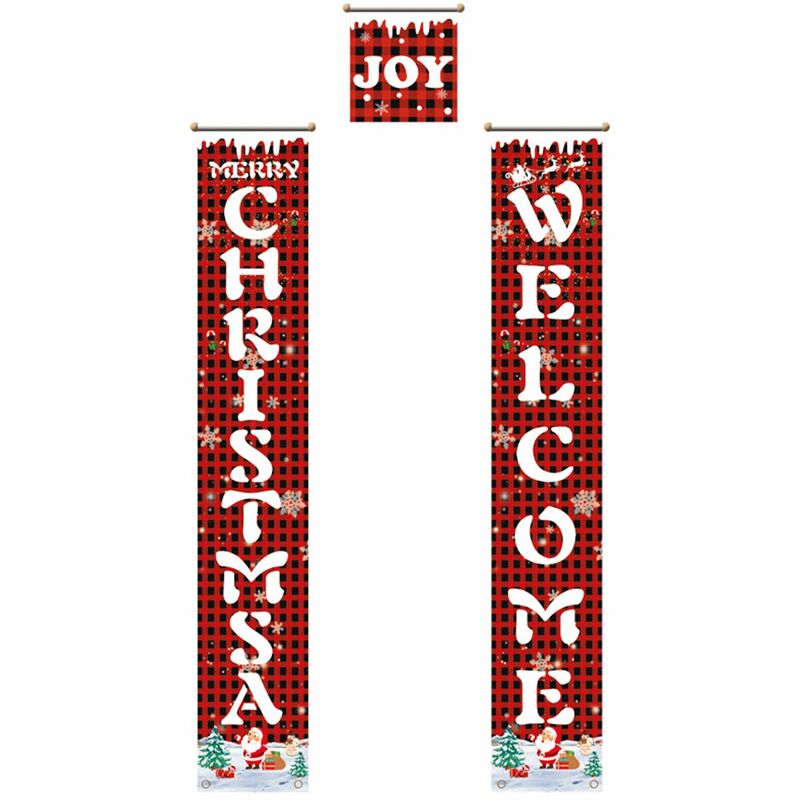 Happyshopping - Pancartas de feliz Navidad, puerta de entrada de gran tamano, letrero de porche de feliz Navidad, pancartas colgantes rojas,
Happyshopping - Pancartas de feliz Navidad, puerta de entrada de gran tamano, letrero de porche de feliz Navidad, pancartas colgantes rojas,