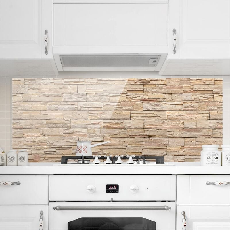 Panel antisalpicaduras de cristal - Asian Stonewall - Large Brigth Stone Wall Of Cosy Stones - Panorámico Dimensión LxA: 50cm x 125cm
Panel antisalpicaduras de cristal - Asian Stonewall - Large Brigth Stone Wall Of Cosy Stones - Panorámico Dimensión LxA: 50cm x 125cm