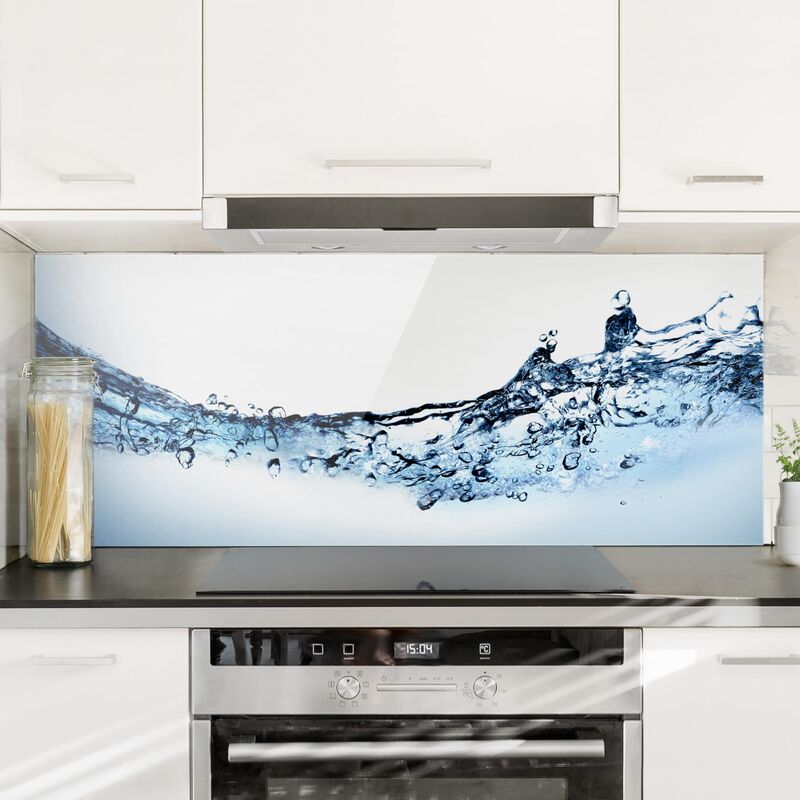 Bilderwelten - Panel antisalpicaduras de cristal - Fizzy Water - Panorámico Dimensión LxA: 40cm x 100cm
Bilderwelten - Panel antisalpicaduras de cristal - Fizzy Water - Panorámico Dimensión LxA: 40cm x 100cm