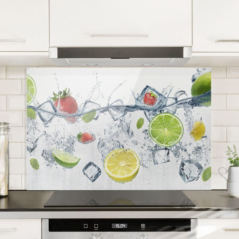 Panel antisalpicaduras de cristal - Fruit Cocktail - Horizontal 2:3 Dimensión LxA: 40cm x 60cm
Panel antisalpicaduras de cristal - Fruit Cocktail - Horizontal 2:3 Dimensión LxA: 40cm x 60cm