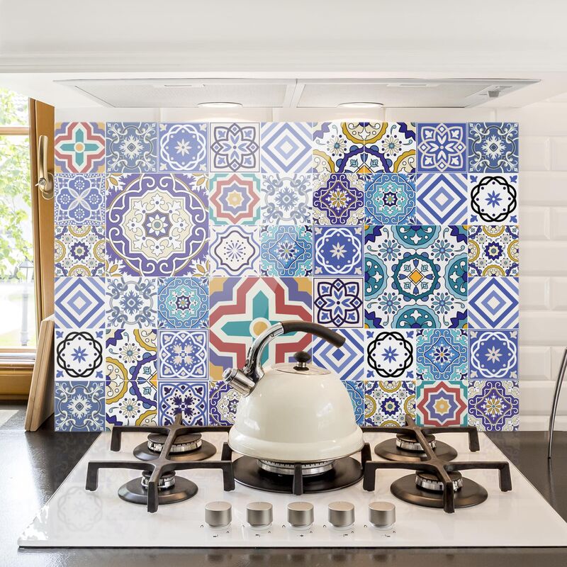 Panel antisalpicaduras de cristal - Mirror Tiles - Elaborate Portuguese Tiles - Horizontal 2:3 Dimensión LxA: 40cm x 60cm
Panel antisalpicaduras de cristal - Mirror Tiles - Elaborate Portuguese Tiles - Horizontal 2:3 Dimensión LxA: 40cm x 60cm