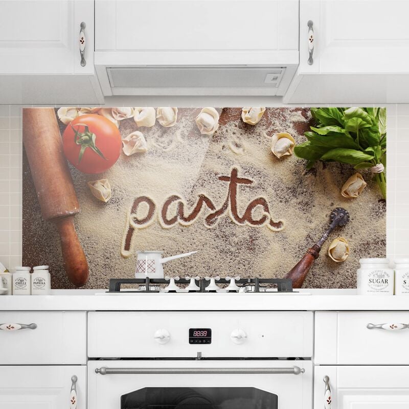 Panel antisalpicaduras de cristal - pasta Italiana - Horizontal 1:2 Dimensión LxA: 59cm x 120cm
Panel antisalpicaduras de cristal - pasta Italiana - Horizontal 1:2 Dimensión LxA: 59cm x 120cm