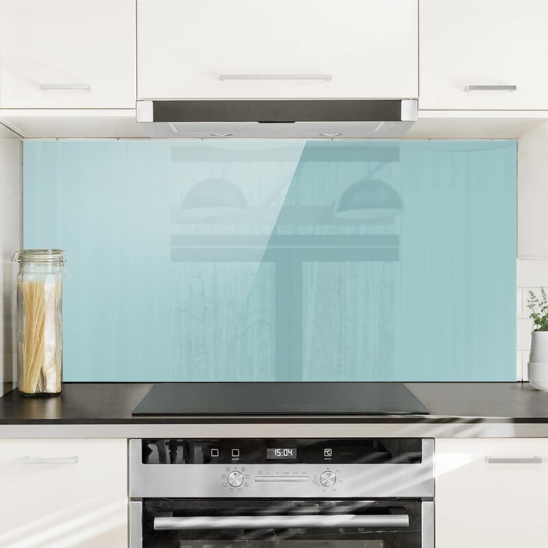 Panel antisalpicaduras de cristal - Pastel Turquoise - Horizontal 1:2 Dimensión LxA: 59cm x 120cm
Panel antisalpicaduras de cristal - Pastel Turquoise - Horizontal 1:2 Dimensión LxA: 59cm x 120cm