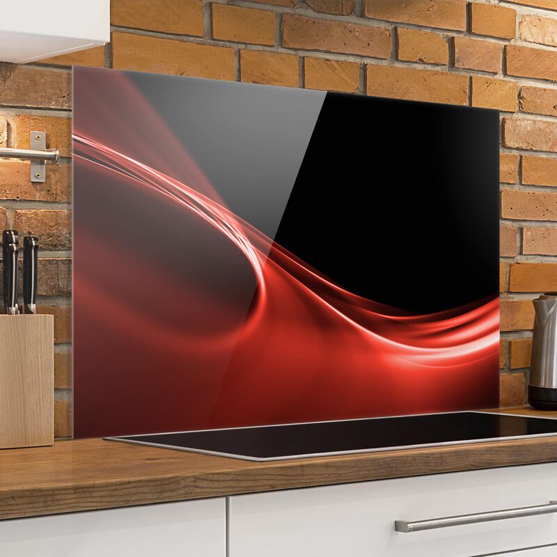 Panel antisalpicaduras de cristal - Red Wave - Horizontal 2:3 Dimensión LxA: 40cm x 60cm
Panel antisalpicaduras de cristal - Red Wave - Horizontal 2:3 Dimensión LxA: 40cm x 60cm