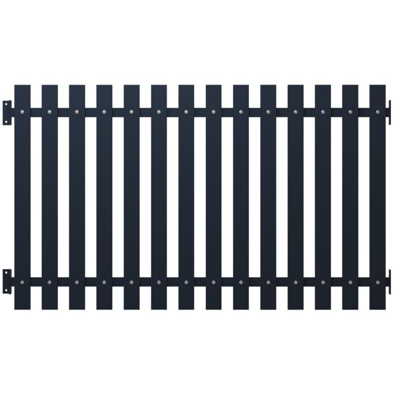 vidaXL Panel de valla acero recubrimiento polvo antracita 170,5x125 cm - Antracita
vidaXL Panel de valla acero recubrimiento polvo antracita 170,5x125 cm - Antracita