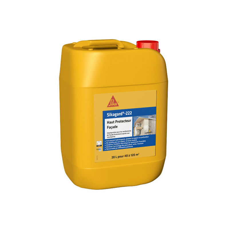 Panel frontal de alta protección concentrado hidrófugo SIKA Sikagard - 20L - Incolore
Panel frontal de alta protección concentrado hidrófugo SIKA Sikagard - 20L - Incolore