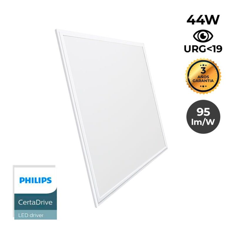 Barcelona Led - Panel LED empotrable 60X60cm 44W 3960LM UGR19 Philips Driver | Blanco Neutro
Barcelona Led - Panel LED empotrable 60X60cm 44W 3960LM UGR19 Philips Driver | Blanco Neutro