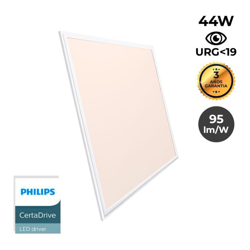 Barcelona Led - Panel LED empotrable 60X60cm 44W 3960LM UGR19 Philips Driver | Blanco Cálido
Barcelona Led - Panel LED empotrable 60X60cm 44W 3960LM UGR19 Philips Driver | Blanco Cálido