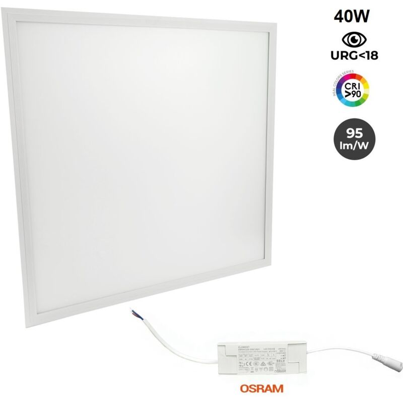 Barcelona Led - Panel LED slim 60x60cm 44W 4000lm prismático UGR 18 | Blanco Neutro
Barcelona Led - Panel LED slim 60x60cm 44W 4000lm prismático UGR 18 | Blanco Neutro