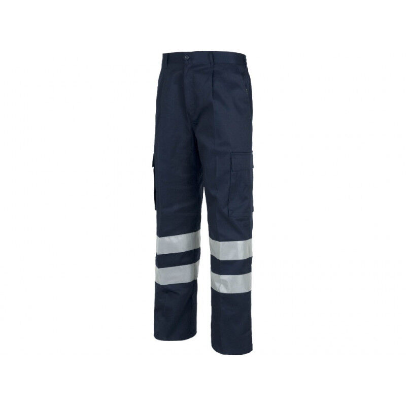 Pantalón recto de algodón con cintas reflectantes B1447 | Azul marino - 42 - Workteam
Pantalón recto de algodón con cintas reflectantes B1447 | Azul marino - 42 - Workteam
