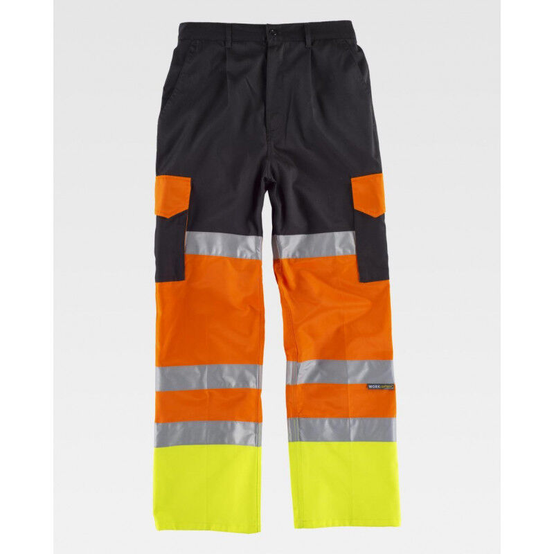 Pantalón con refuerzos combinado con alta visibilidad y cintas reflectantes WORKTEAM C3216 | 40 - Negro+Naranja AV+Amarillo AV
Pantalón con refuerzos combinado con alta visibilidad y cintas reflectantes WORKTEAM C3216 | 40 - Negro+Naranja AV+Amarillo AV