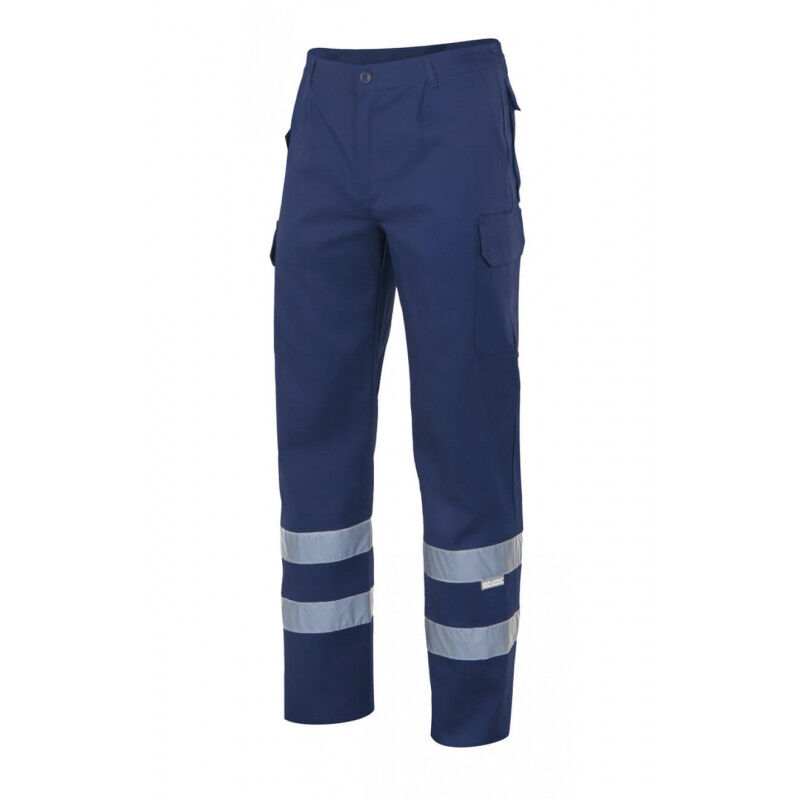 Pantalón con cintas reflectantes multibolsillos con costura trasera de seguridad VELILLA Serie 159 | Azul marino - XL
Pantalón con cintas reflectantes multibolsillos con costura trasera de seguridad VELILLA Serie 159 | Azul marino - XL