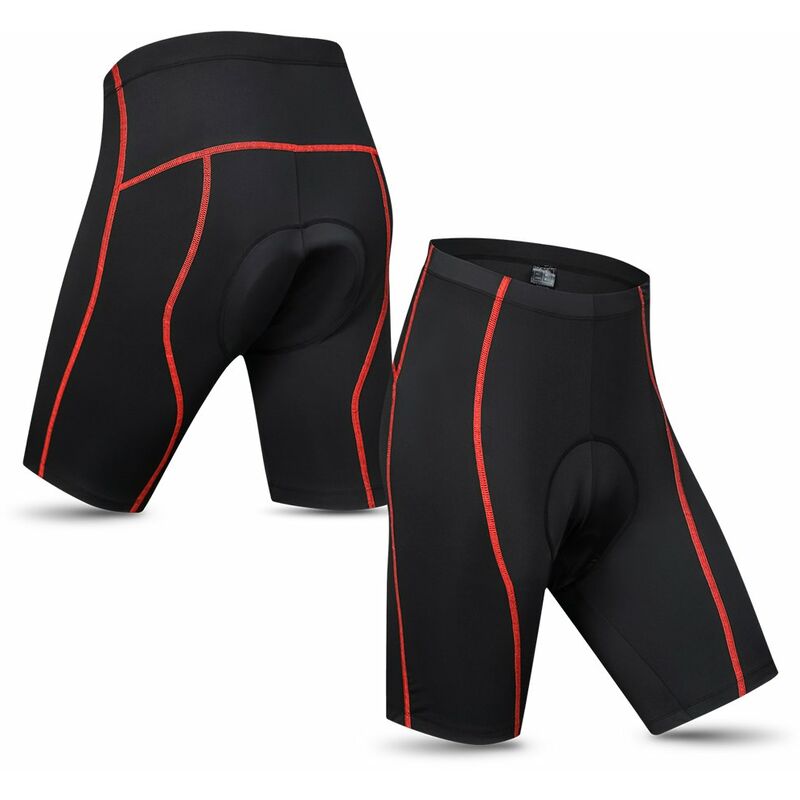 Pantalones cortos de ciclismo para hombre, pantalones acolchados para montar en bicicleta, medias para ciclismo,Rojo, S - Lixada
Pantalones cortos de ciclismo para hombre, pantalones acolchados para montar en bicicleta, medias para ciclismo,Rojo, S - Lixada