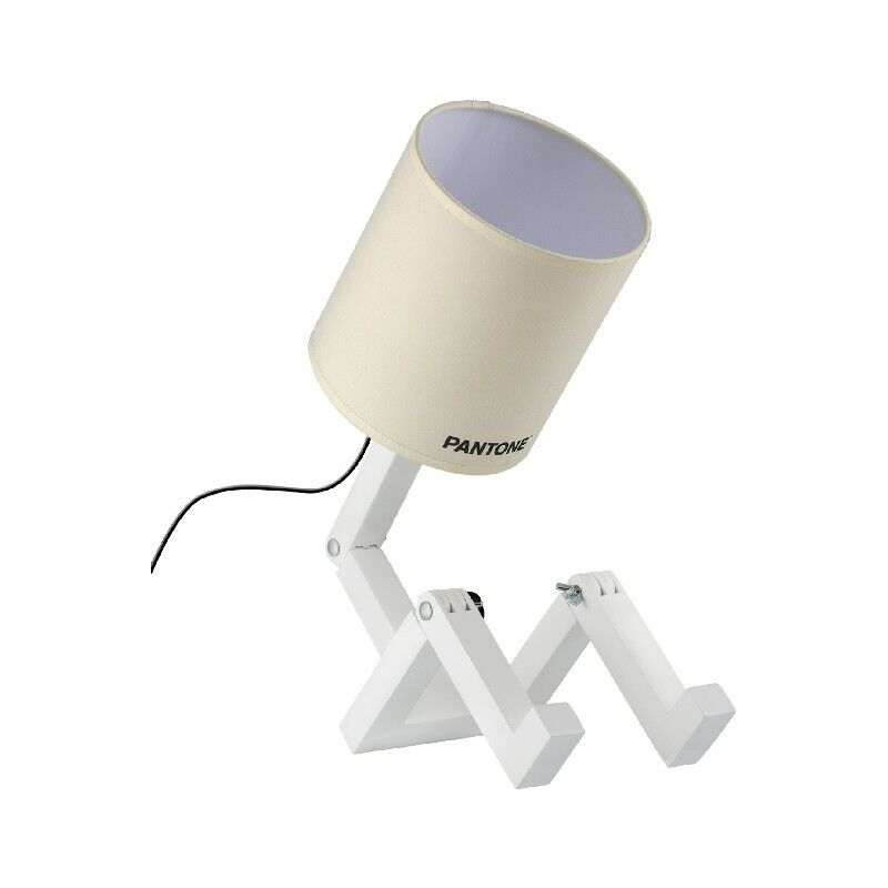 PANTONE Lampara de mesa Omino - Escritorio, Oficina, Mesilla de noche - Arena, Blanco, Negro Madera, PVC, Metal, Tela, 15 x 40 x 45 cm, 1 x E27, Max
PANTONE Lampara de mesa Omino - Escritorio, Oficina, Mesilla de noche - Arena, Blanco, Negro Madera, PVC, Metal, Tela, 15 x 40 x 45 cm, 1 x E27, Max