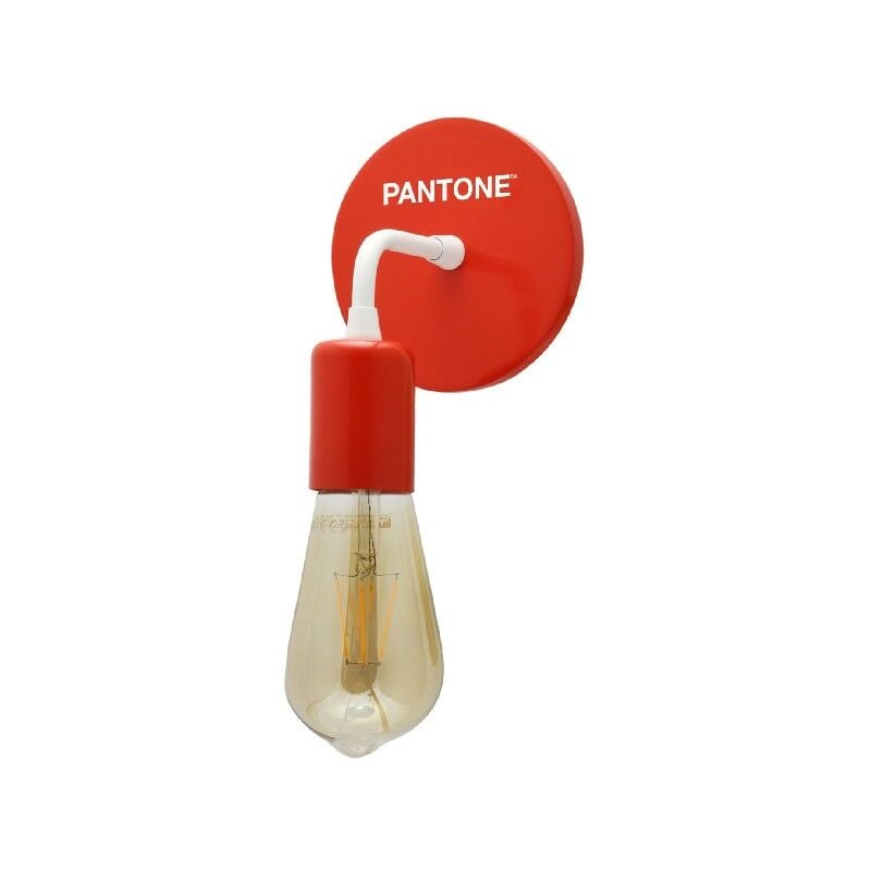 PANTONE Lampara de pared Simple Drop - Lampara de pared - Rojo, Metal blanco, Madera, 12 x 12 x 17 cm, 1 x E27, Max 100W
PANTONE Lampara de pared Simple Drop - Lampara de pared - Rojo, Metal blanco, Madera, 12 x 12 x 17 cm, 1 x E27, Max 100W