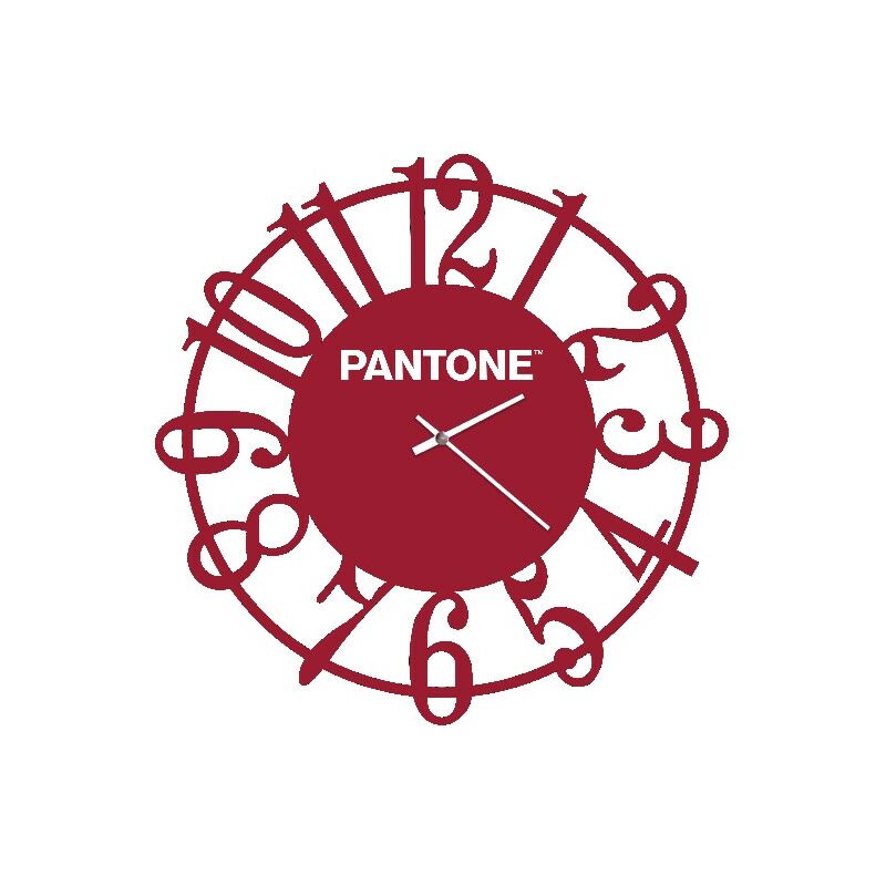 PANTONE Reloj Geometria - Decoracion de pared, redonda - para el salon, la cocina, la oficina - Burdeos, Blanco en Metal, 40 x 0,15 x 40 cm, -
PANTONE Reloj Geometria - Decoracion de pared, redonda - para el salon, la cocina, la oficina - Burdeos, Blanco en Metal, 40 x 0,15 x 40 cm, -