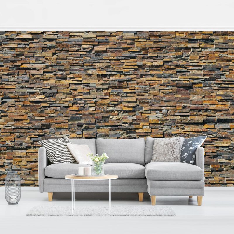 Papel pintado adhesivo - Copper Gold Stonewall - Mural apaisado Dimensión LxA: 320cm x 480cm
Papel pintado adhesivo - Copper Gold Stonewall - Mural apaisado Dimensión LxA: 320cm x 480cm