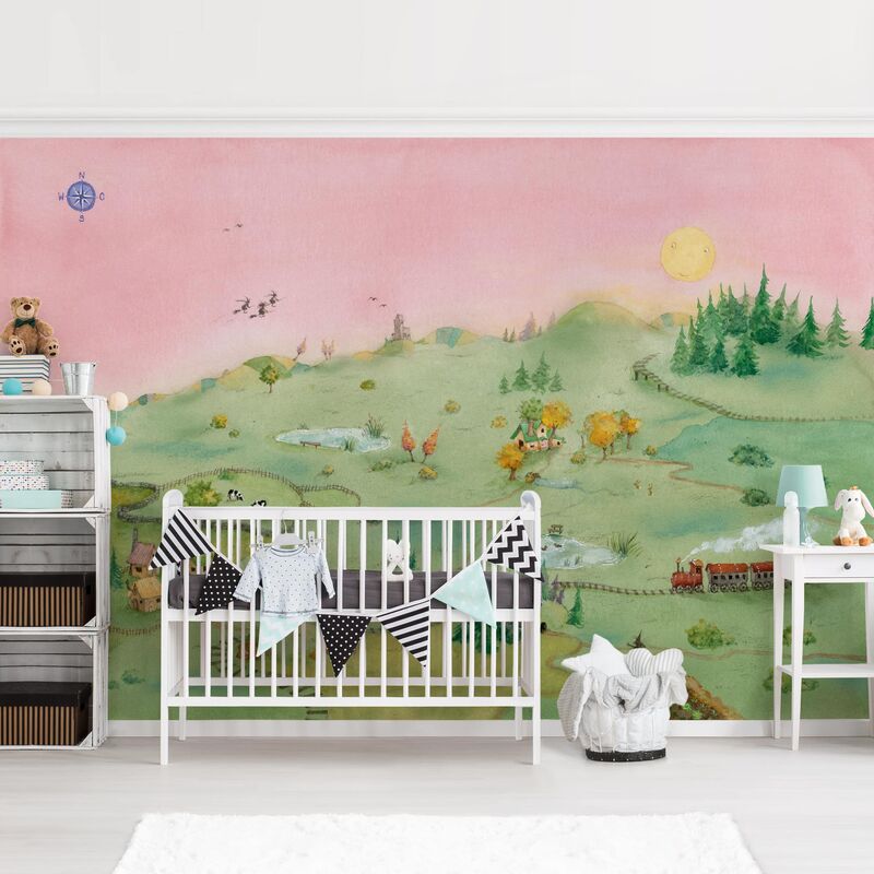 Papel pintado adhesivo - Frida's World - Mural apaisado Dimensión LxA: 190cm x 288cm
Papel pintado adhesivo - Frida's World - Mural apaisado Dimensión LxA: 190cm x 288cm