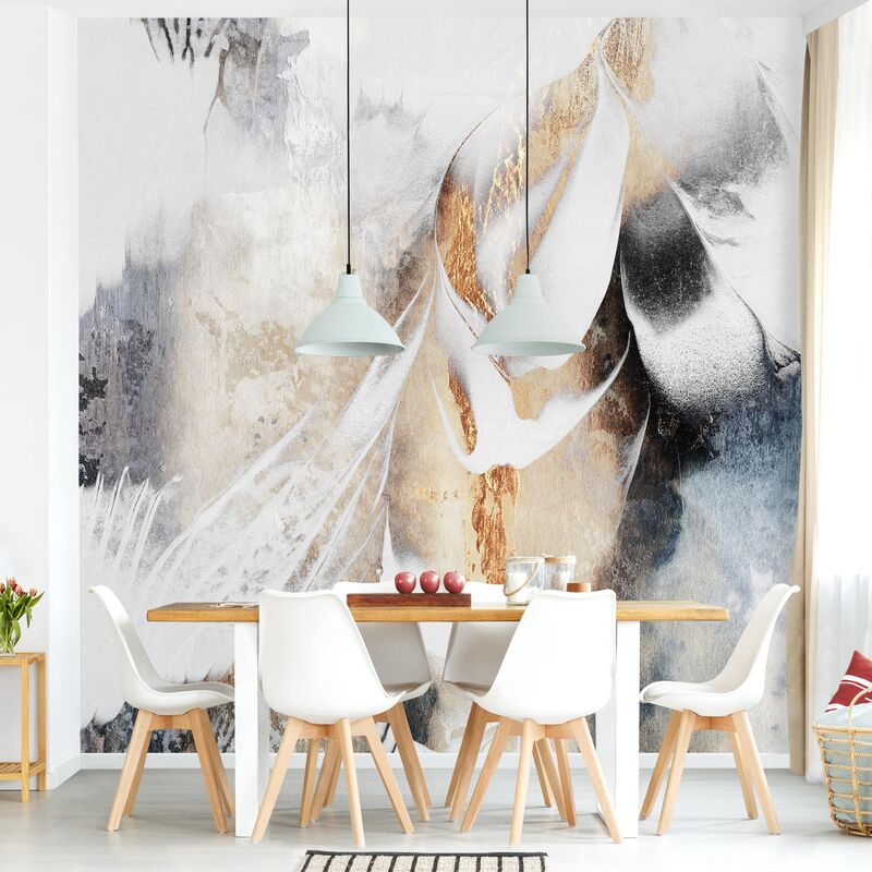 Papel pintado adhesivo - Golden Abstract Painting Winter - Mural cuadrado Dimensión LxA: 288cm x 288cm
Papel pintado adhesivo - Golden Abstract Painting Winter - Mural cuadrado Dimensión LxA: 288cm x 288cm