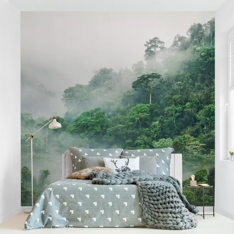 Papel pintado adhesivo - Jungle In The Fog - Mural cuadrado Dimensión LxA: 192cm x 192cm
Papel pintado adhesivo - Jungle In The Fog - Mural cuadrado Dimensión LxA: 192cm x 192cm