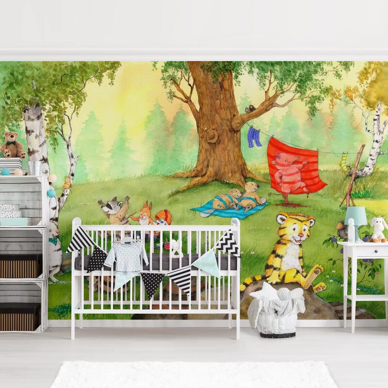 Papel pintado adhesivo - Little Tiger - Camouflage Stripes For All - Mural apaisado Dimensión LxA: 190cm x 288cm
Papel pintado adhesivo - Little Tiger - Camouflage Stripes For All - Mural apaisado Dimensión LxA: 190cm x 288cm