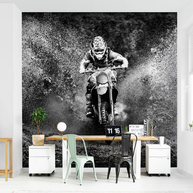 Papel pintado adhesivo - Motocross In The Mud - Mural cuadrado Dimensión LxA: 288cm x 288cm
Papel pintado adhesivo - Motocross In The Mud - Mural cuadrado Dimensión LxA: 288cm x 288cm