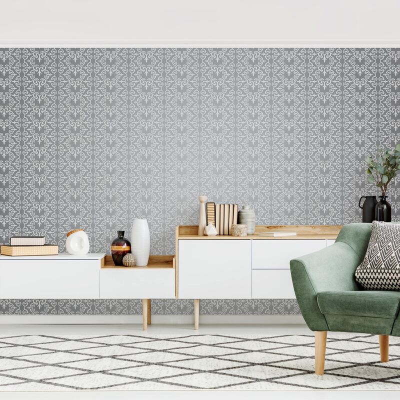 Papel pintado adhesivo - No.TA97 Antique Silver Pattern - Mural apaisado Dimensión LxA: 190cm x 288cm
Papel pintado adhesivo - No.TA97 Antique Silver Pattern - Mural apaisado Dimensión LxA: 190cm x 288cm