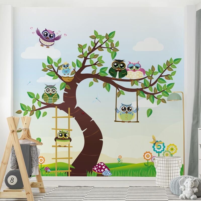 Papel pintado adhesivo - No.YK23 Funny Owl Tree - Mural cuadrado Dimensión LxA: 192cm x 192cm
Papel pintado adhesivo - No.YK23 Funny Owl Tree - Mural cuadrado Dimensión LxA: 192cm x 192cm