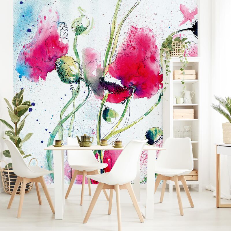 Papel pintado adhesivo - Painted Poppies - Mural cuadrado Dimensión LxA: 288cm x 288cm
Papel pintado adhesivo - Painted Poppies - Mural cuadrado Dimensión LxA: 288cm x 288cm