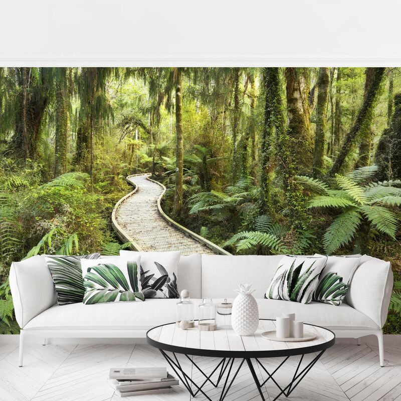 Papel pintado adhesivo - Path In The Jungle - Mural apaisado Dimensión LxA: 290cm x 432cm
Papel pintado adhesivo - Path In The Jungle - Mural apaisado Dimensión LxA: 290cm x 432cm