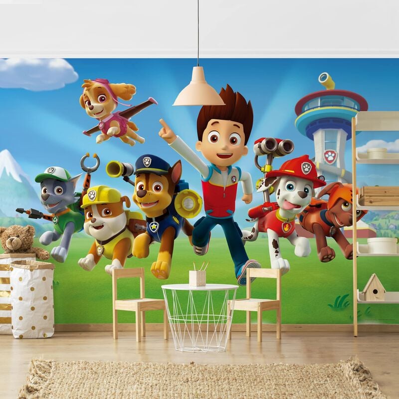 Papel pintado adhesivo - Paw Patrol - Successful Mission - Mural apaisado Dimensión LxA: 290cm x 432cm
Papel pintado adhesivo - Paw Patrol - Successful Mission - Mural apaisado Dimensión LxA: 290cm x 432cm