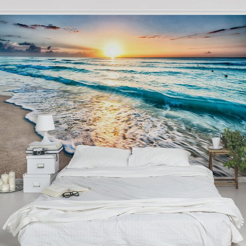 Papel pintado adhesivo - Sunset At The Beach - Mural apaisado Dimensión LxA: 255cm x 384cm
Papel pintado adhesivo - Sunset At The Beach - Mural apaisado Dimensión LxA: 255cm x 384cm